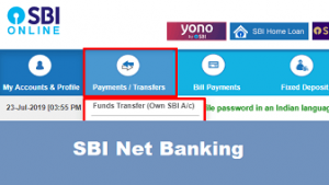 SBI net banking