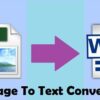 Free online image to text converter!