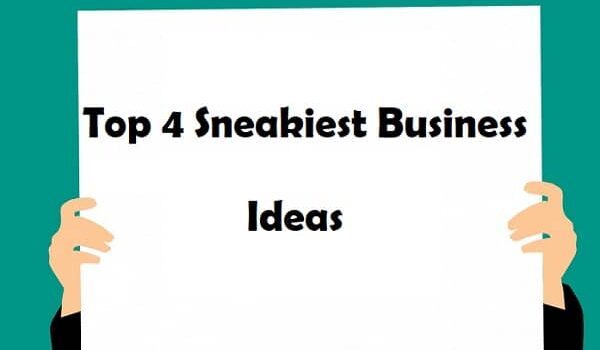 Top 4 Sneakiest Business Ideas