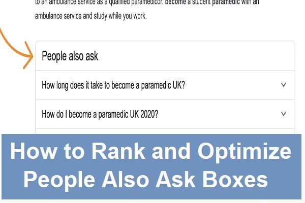 How to Rank and Optimize People Also Ask Boxes