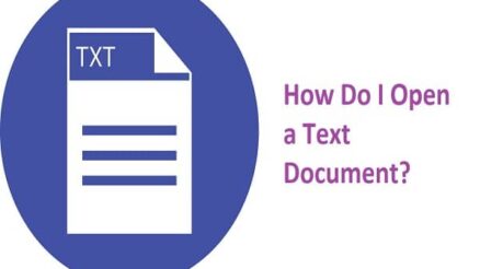 How Do I Open a Text Document?